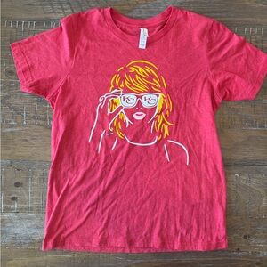Bella Canvas Red Swift KC Kids Tee with Graphic Design
